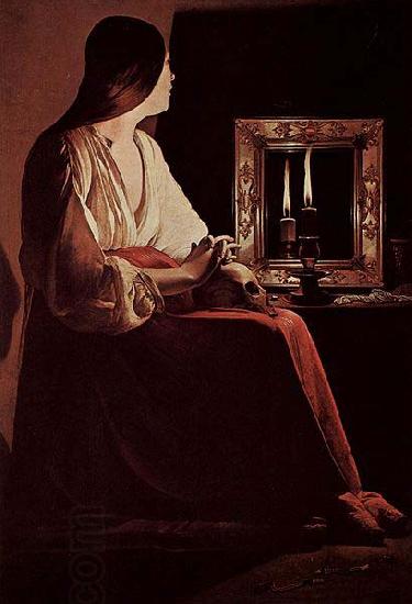 Georges de La Tour The Penitent Magdalene, Metropolitan